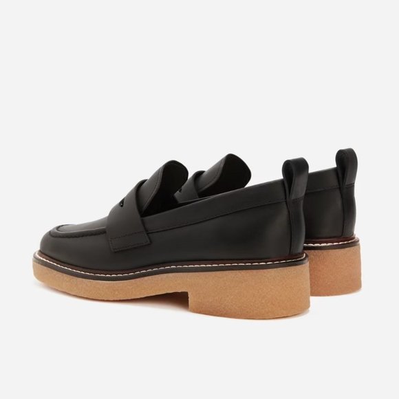 Everlane Black Loafers with Tan Sole - Picture 2 of 12